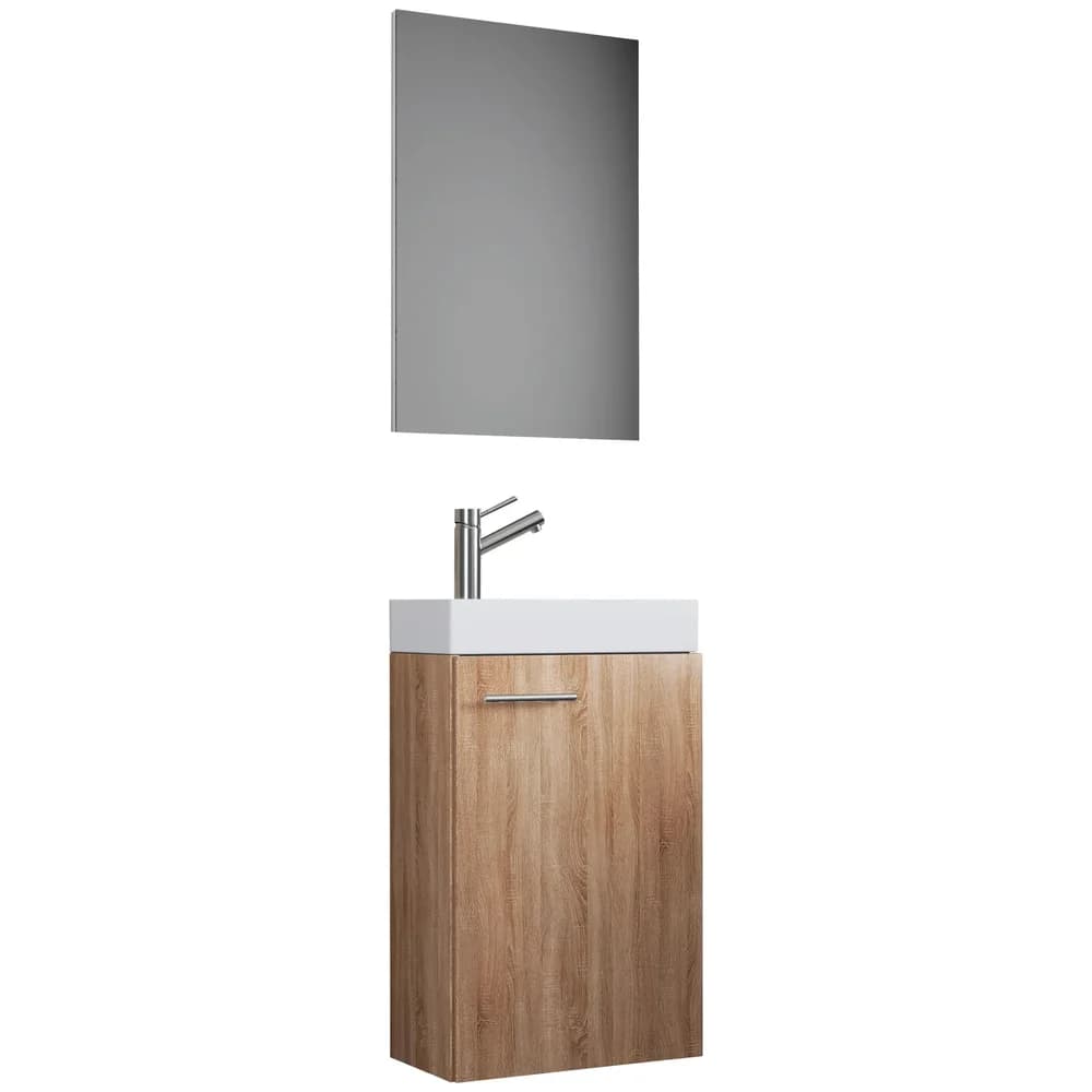 Gästebad Slito 3-tlg. ca. 41 cm  Sonoma Eiche