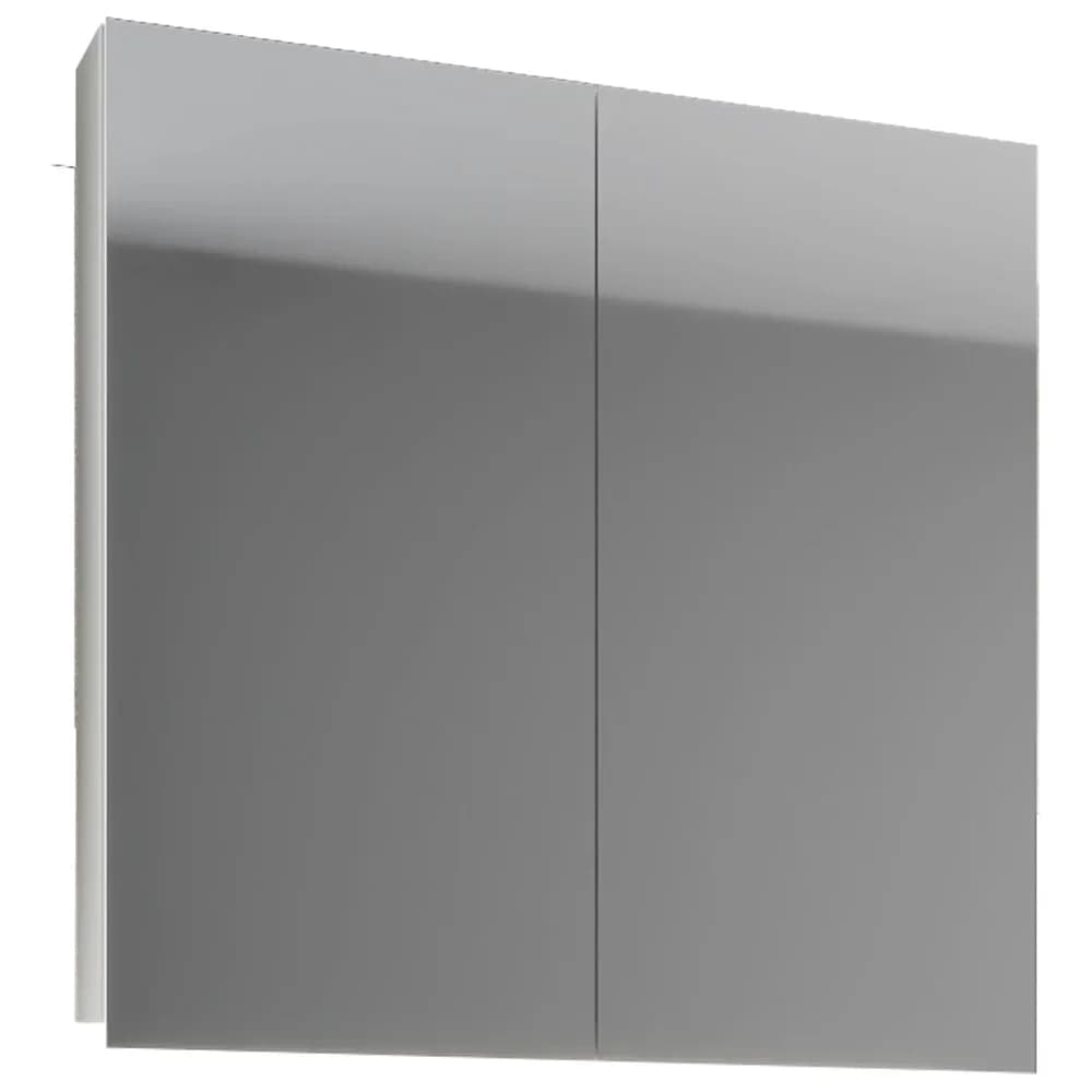 VCM Spiegelschrank "Badinos" 80cm Weiß