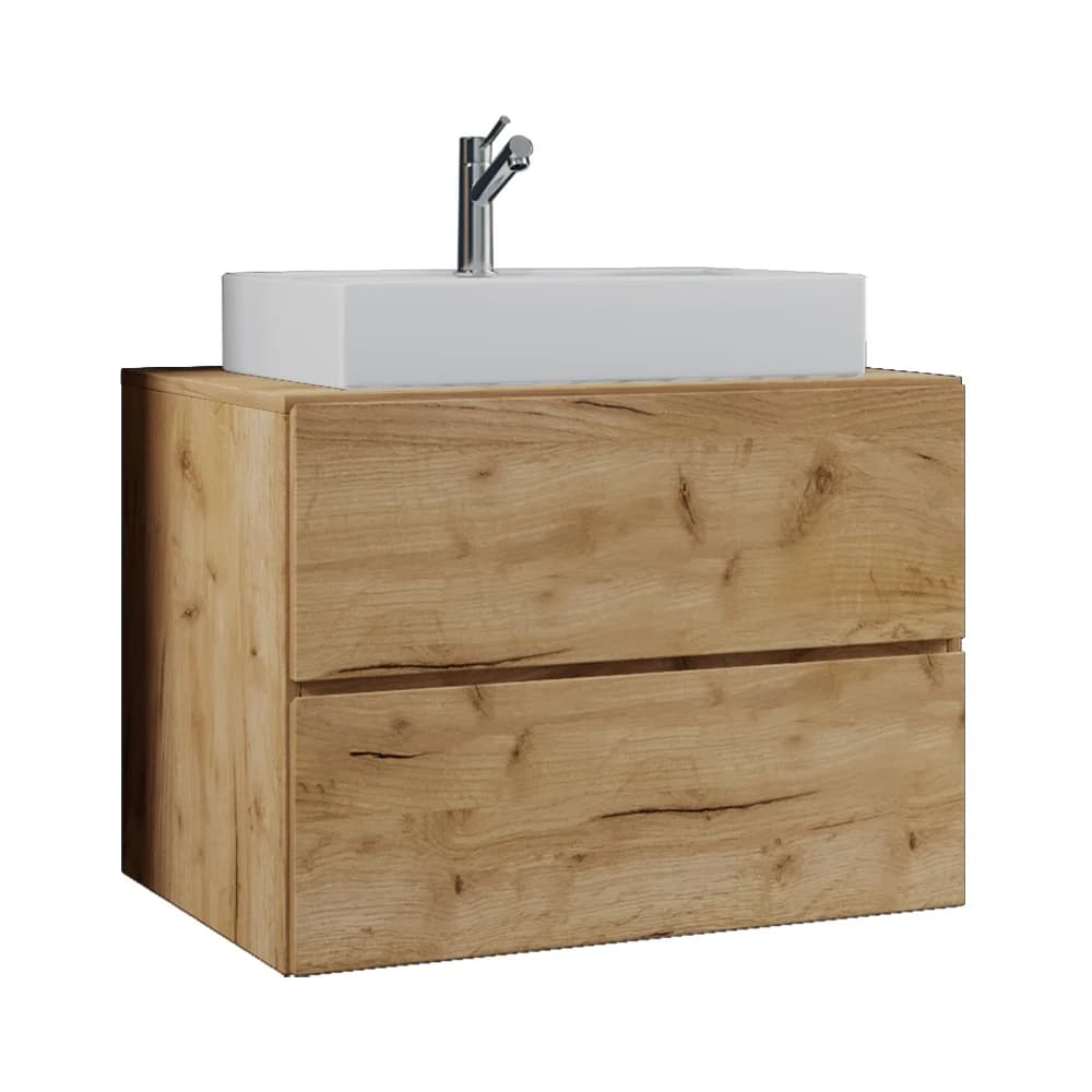 VCM Badblock Lendas S 80cm Unterschrank Honig-Eiche