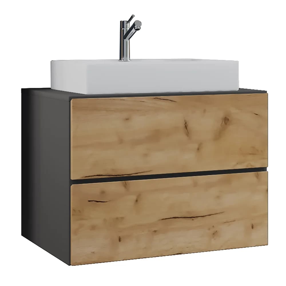 Waschtischkombi Lendas 2-tlg. ca. 80 cm Honigeiche