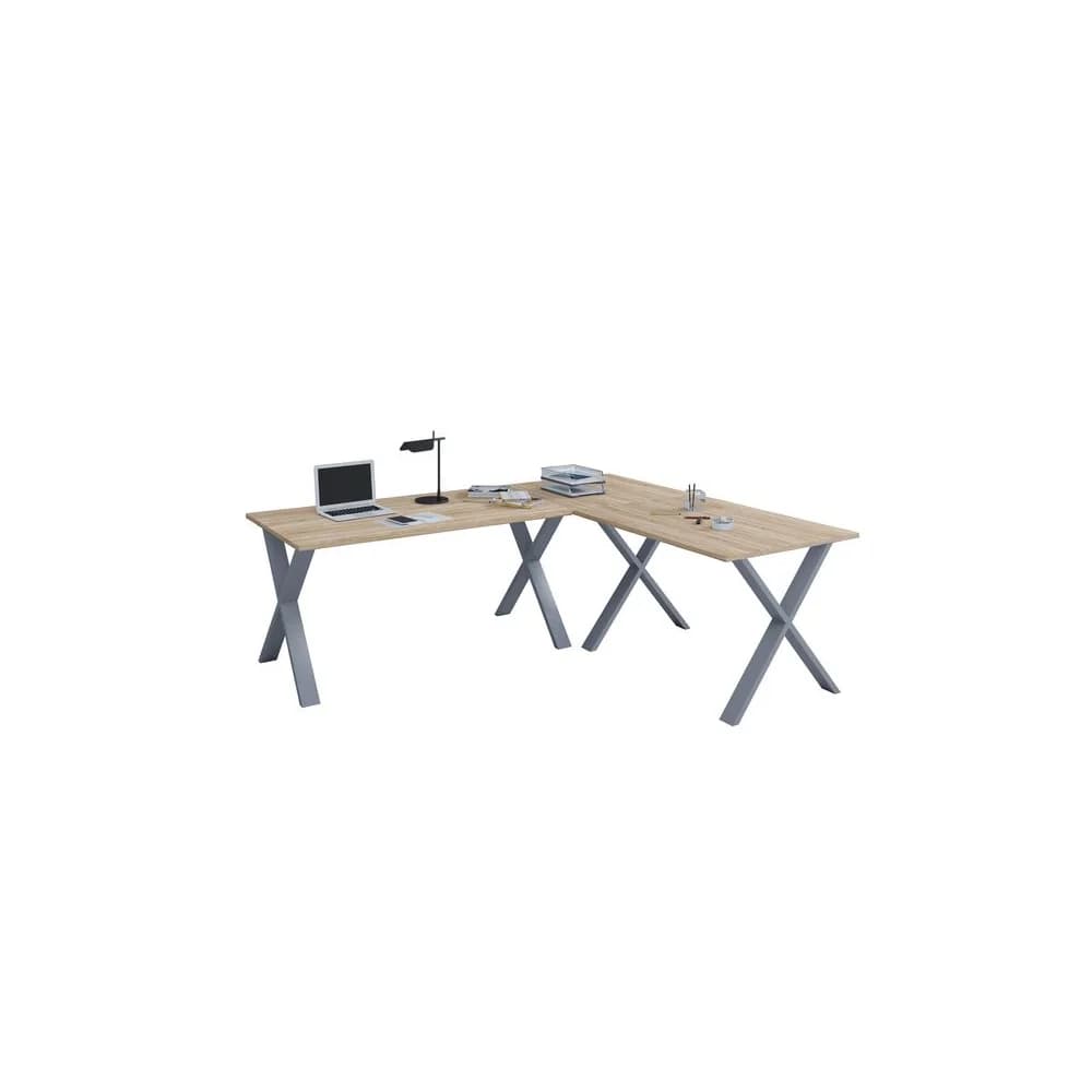VCM Eck-Schreibtisch LONA - B/H/T ca. 160.00x76.00x50.00
