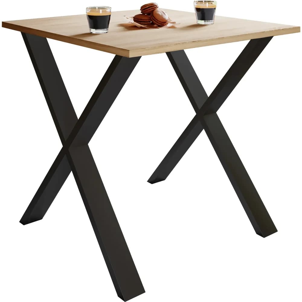 Esstisch Xona Schwarz/Sonoma Eiche