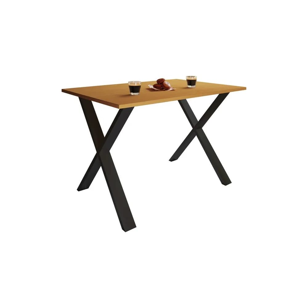 VCM Premium Holz Esstisch H. 76 x B. 110 x T. 80 cm Küchentisch Speisetisch Tisch Xona X