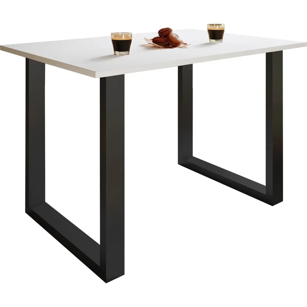 VCM Esstisch »Xona U«, BxL: 80 x 110 cm - weiss