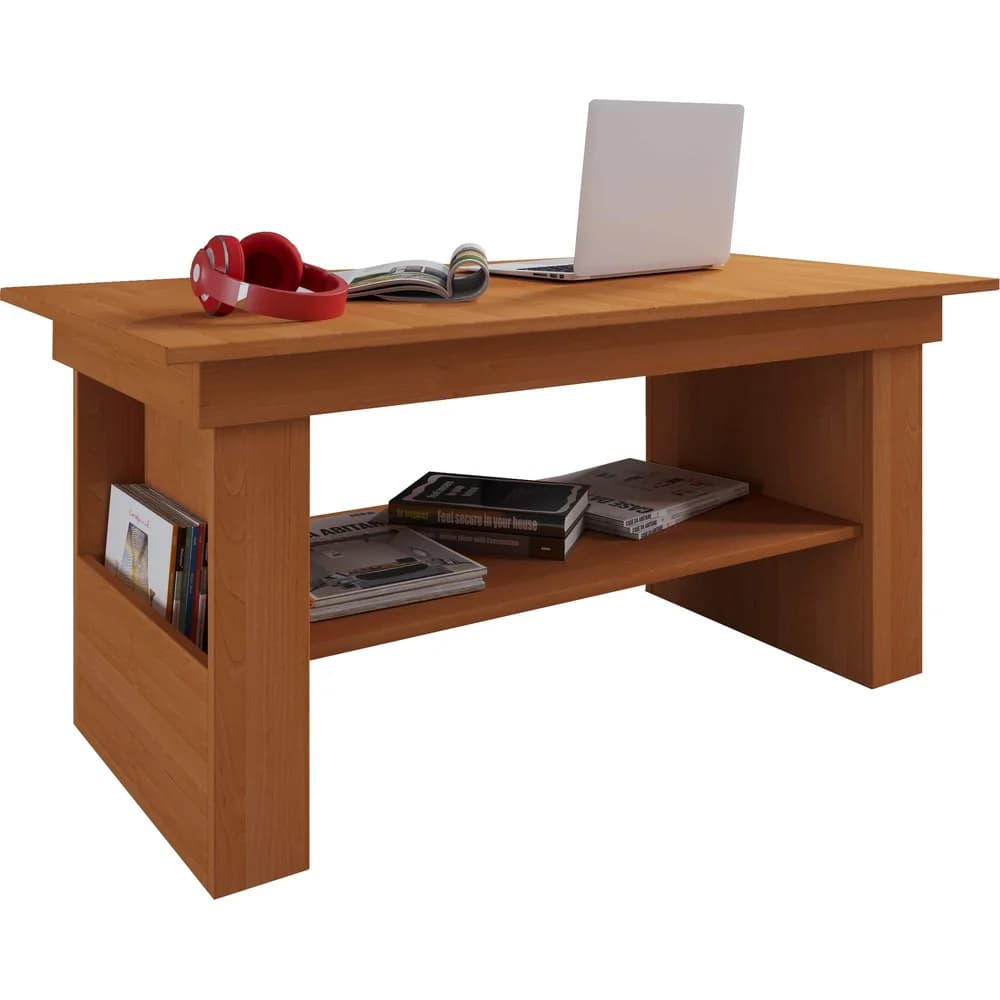 VCM Beistelltisch & Couchtisch Kobila Buche H. 52 x B. 115 x T. 58 cm