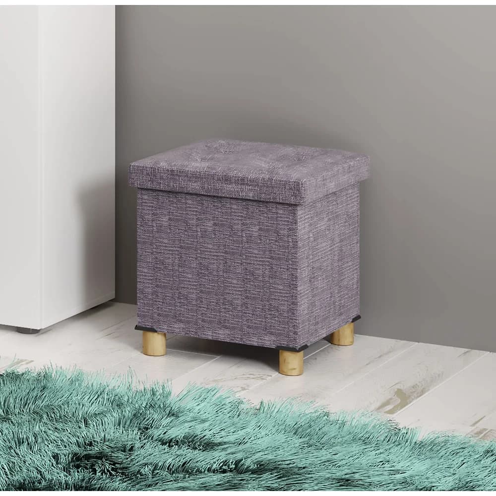 VCM Hocker »Sizos M«, HxL: 40 x 38 cm, max. Belastung: 100 kg - grau