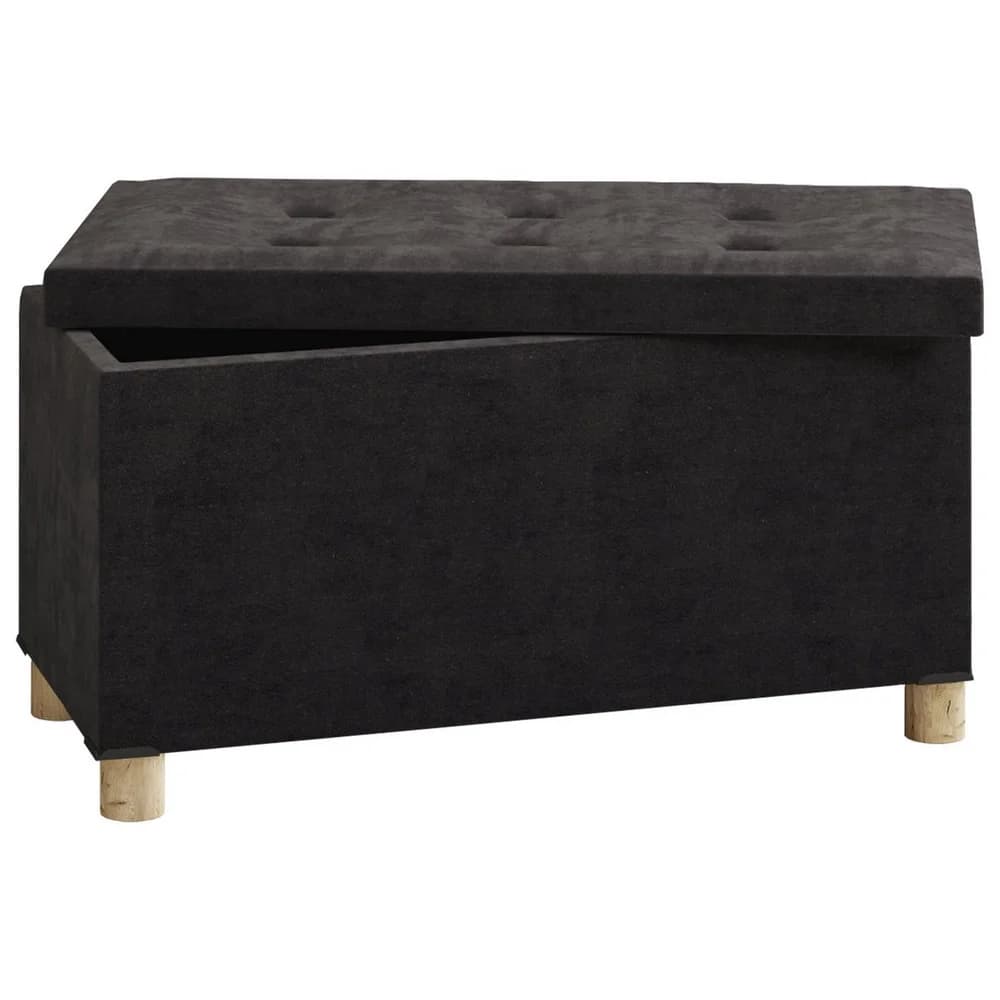 VCM Truhenbank »Sizos L«, HxL: 40 x 76 cm, max. Belastung: 100 kg - schwarz