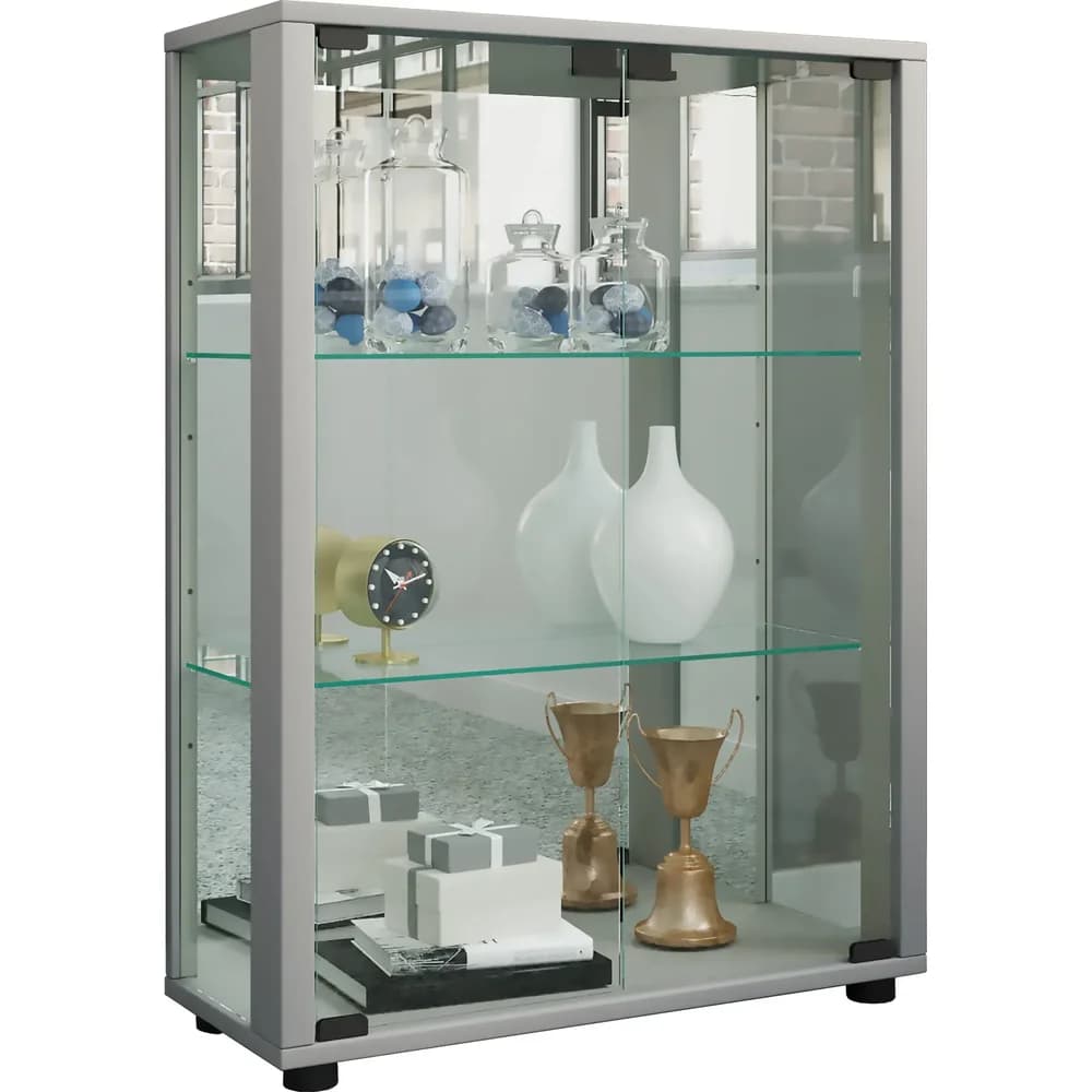Vitrine Sintalo ca. 60x80 cm Silber