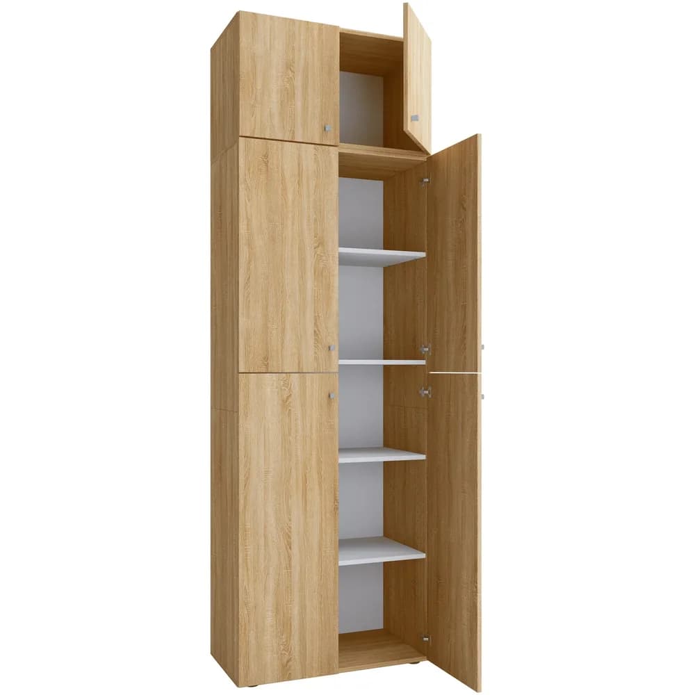 VCM Büroschrank Lona Sonoma-Eiche