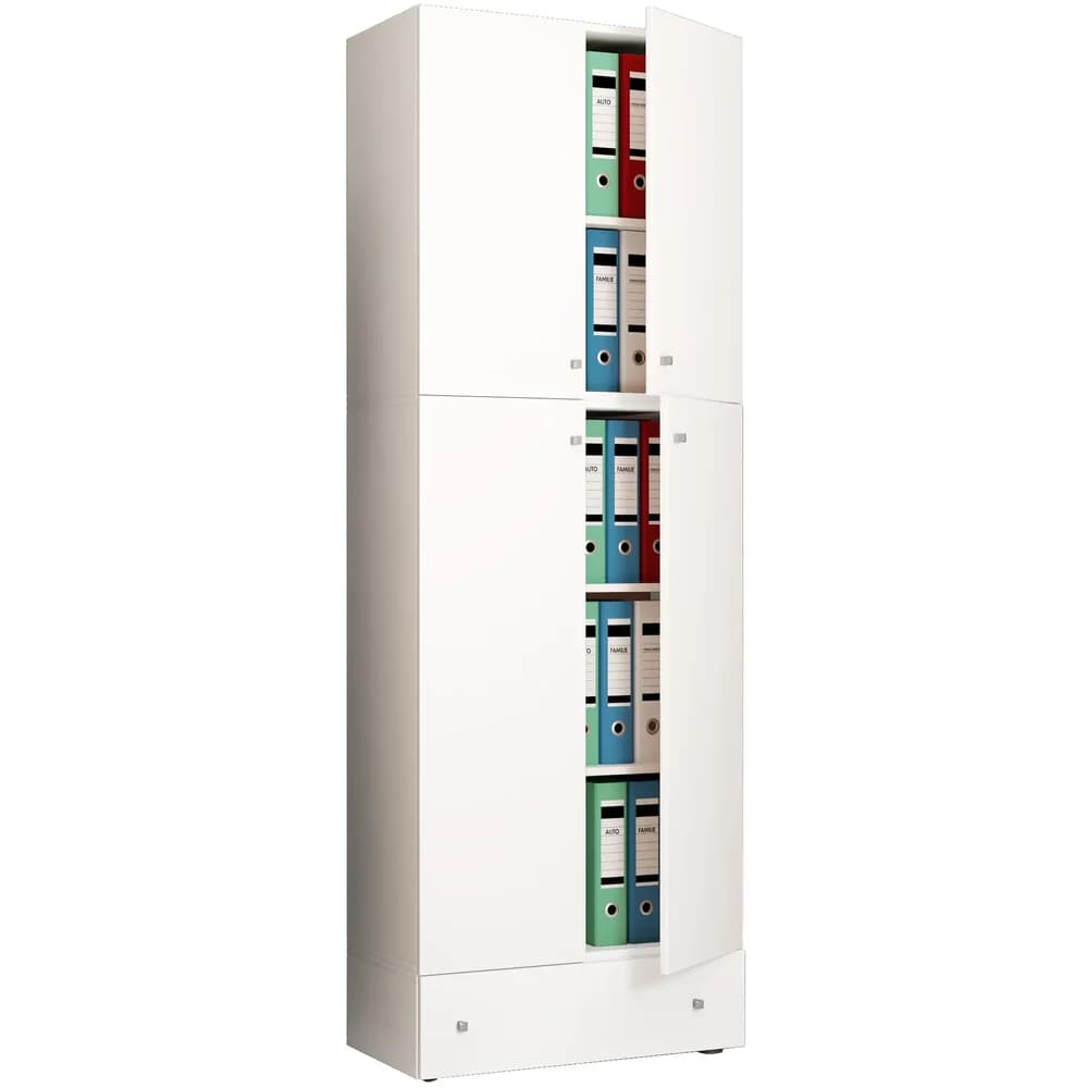 VCM Büroschrank Lona Weiß