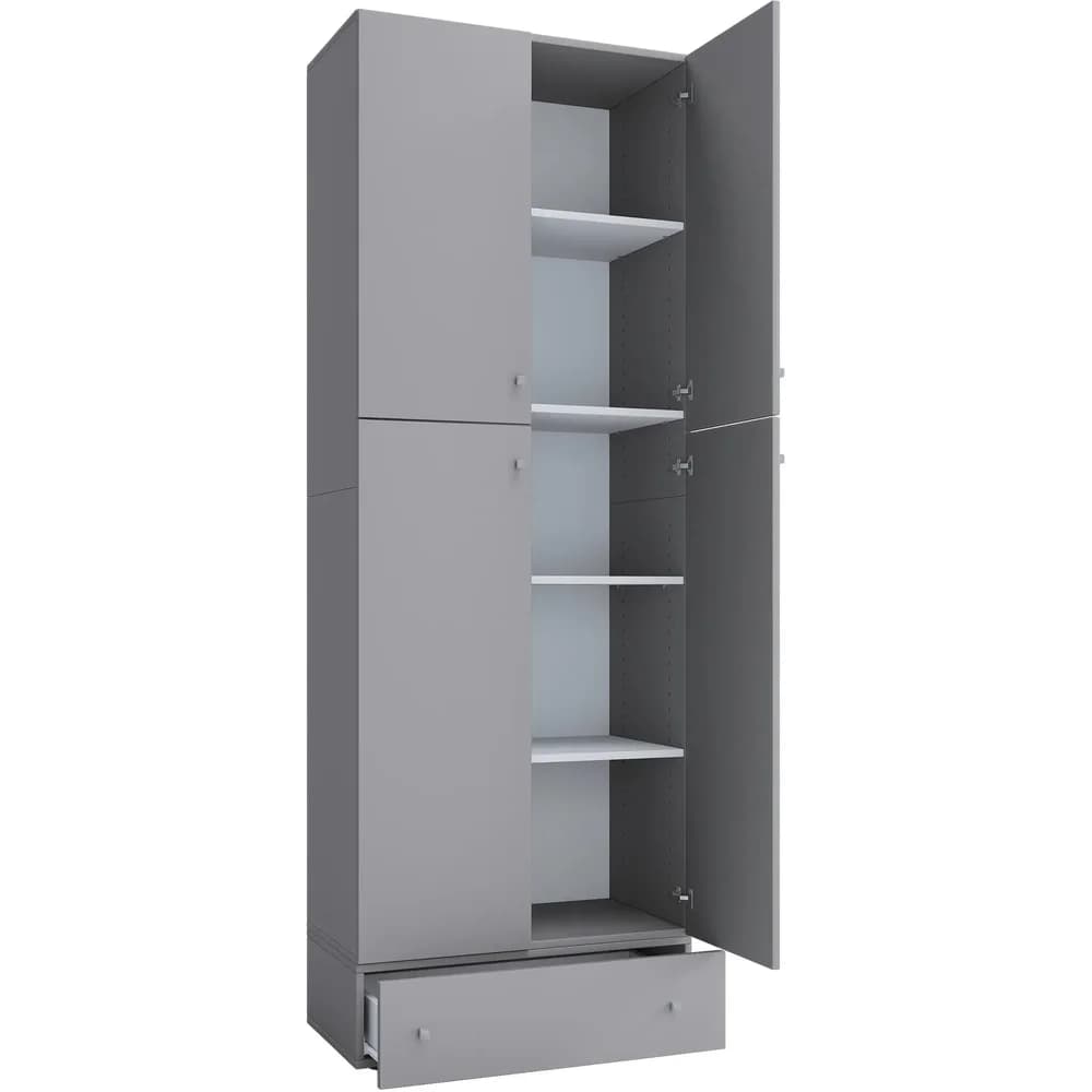 VCM Büroschrank Lona Grau