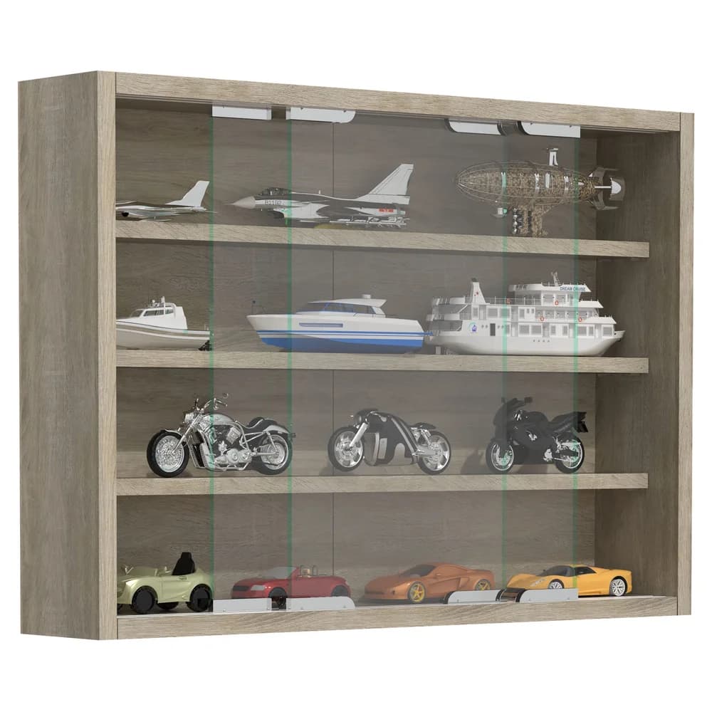 Hängevitrine Agisa M Sonoma Eiche