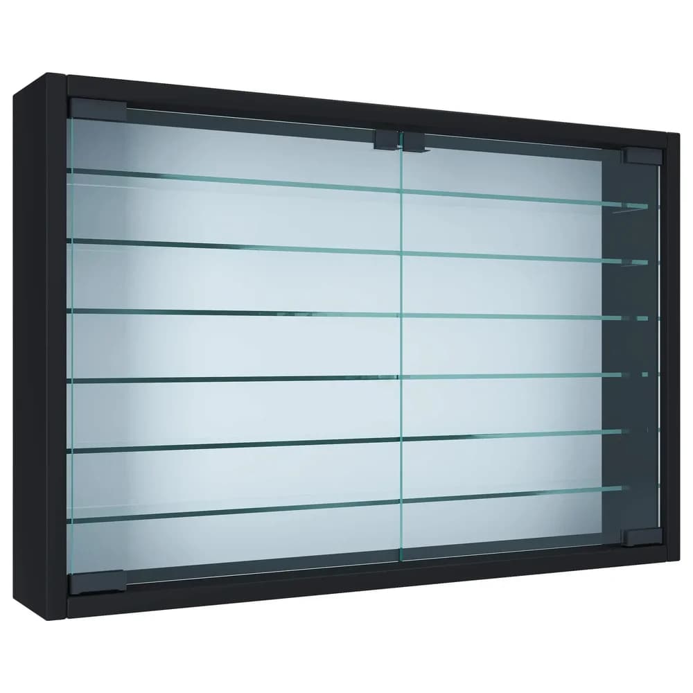 Hängevitrine Mandosa XL Schwarz
