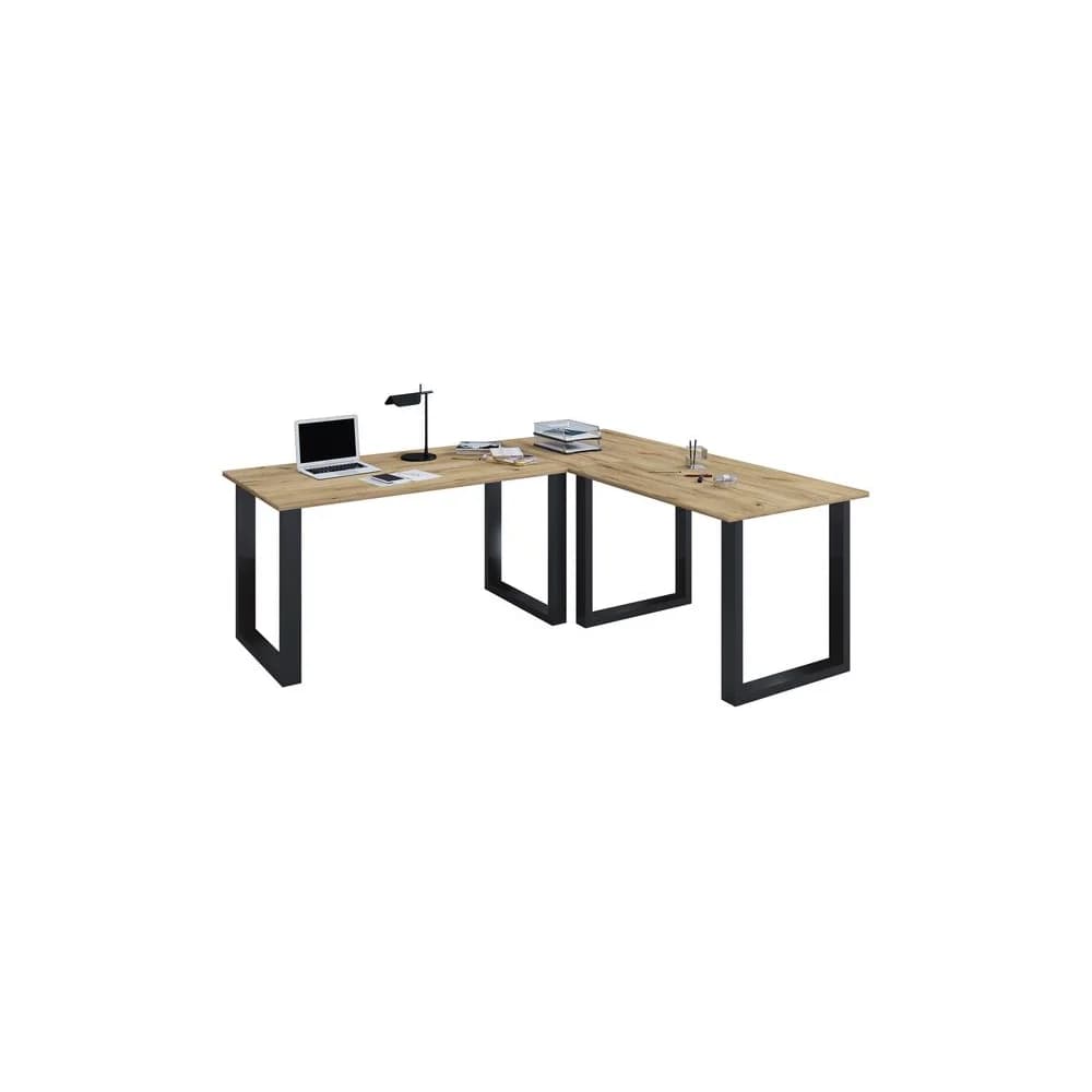 VCM Eck-Schreibtisch LONA - B/H/T ca. 190.00x76.00x50.00