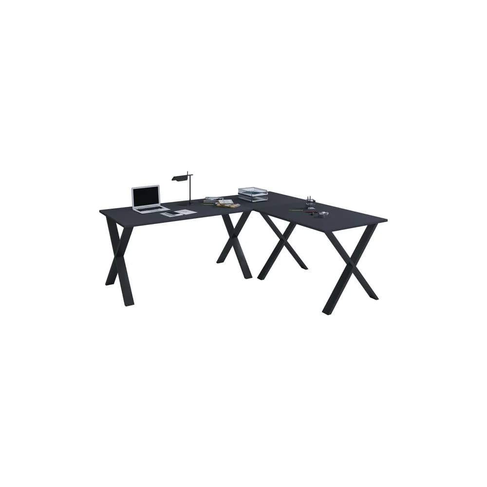 VCM Eck-Schreibtisch LONA - B/H/T ca. 160.00x76.00x80.00
