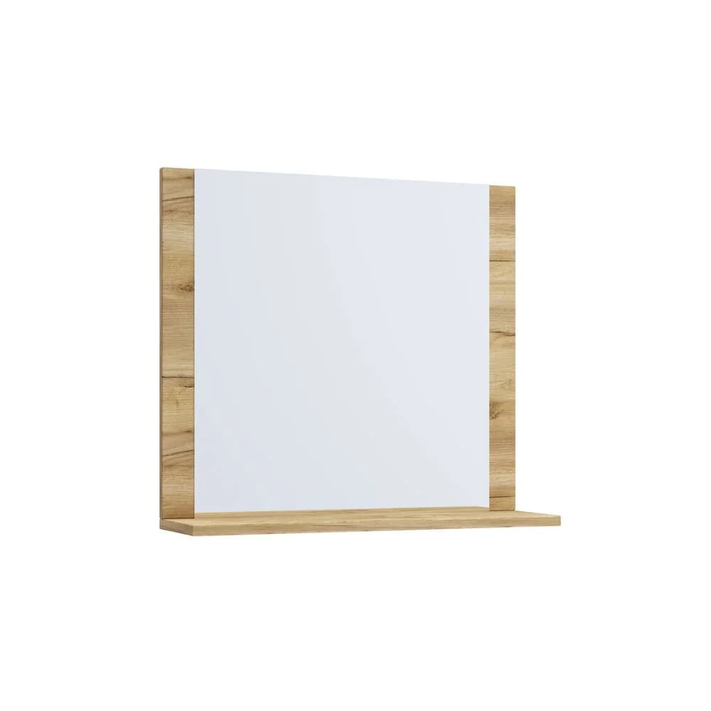 VCM Badmöbel Spiegel Lendas Honig-Eiche H. 55 x B. 80 x T. 17 cm