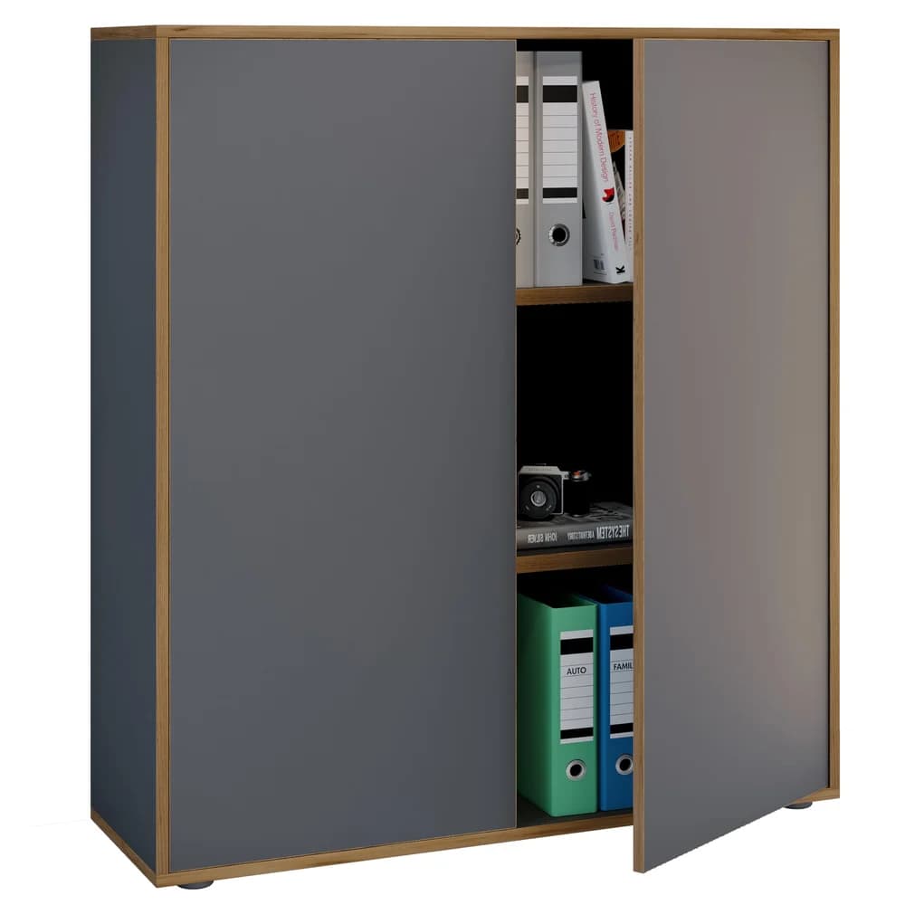 VCM Aktenschrank »Salia« 3 OH breit grau, 100x110x32 cm