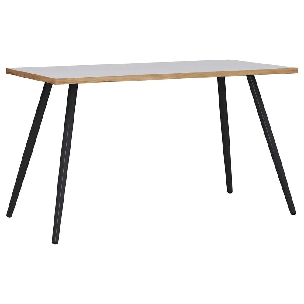 Schreibtisch Salia Honigeiche/Schwarz