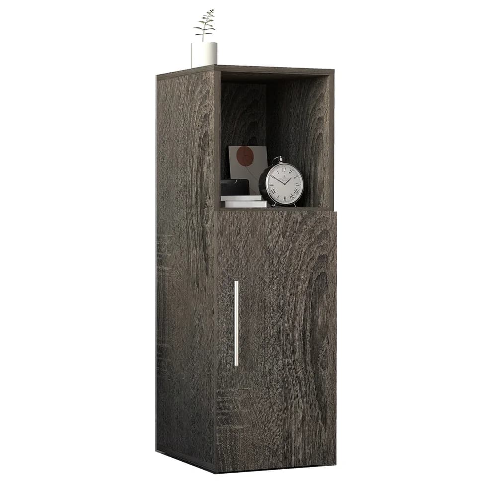 VCM Nachttisch Narila Anthrazit H. 90 x B. 30 x T. 35 cm