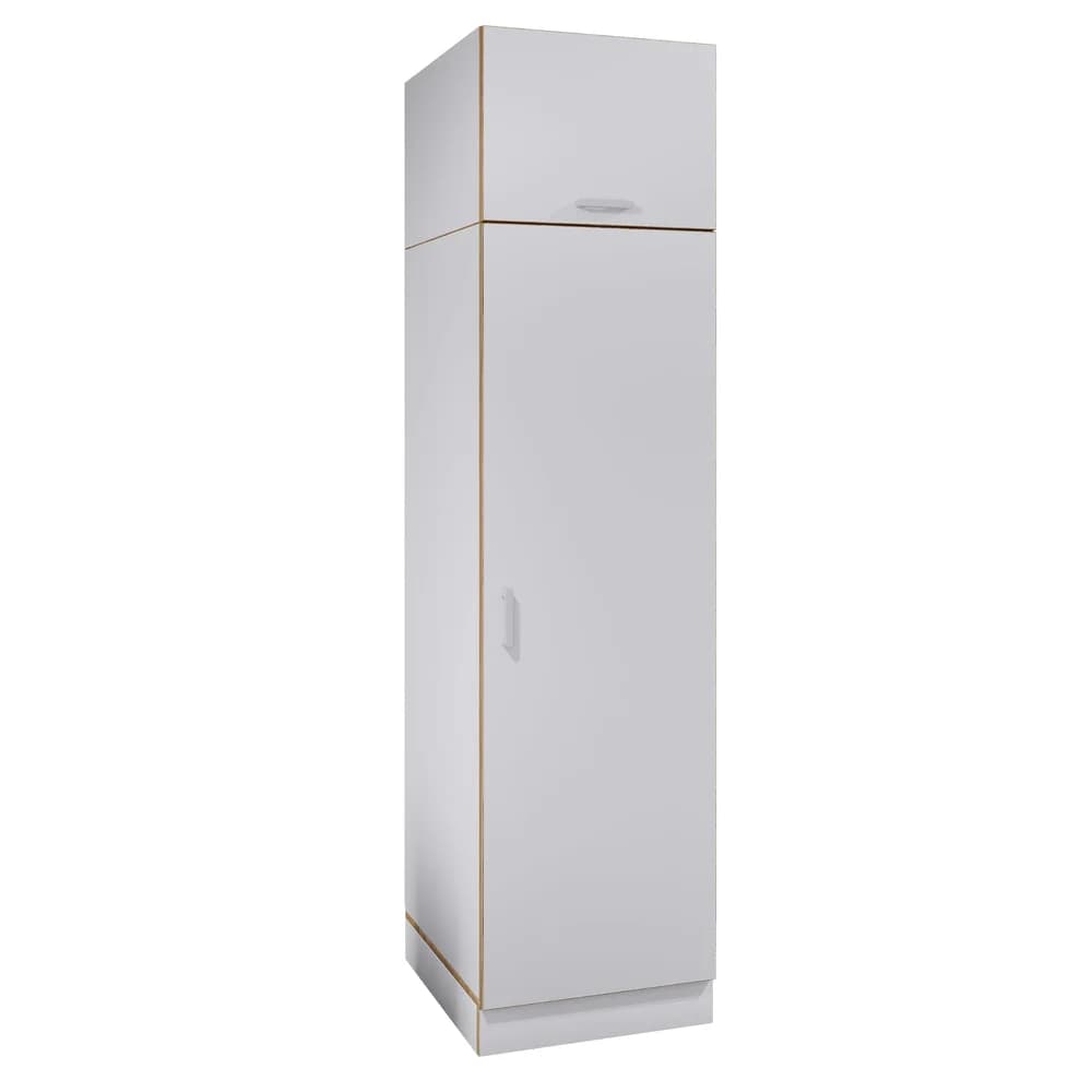 VCM Badmöbel Hochschrank Rislo Weiß H. 200 x B. 50 x T. 60 cm