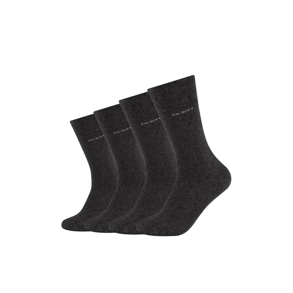 Camano Socken 4er Pack grau 39-42