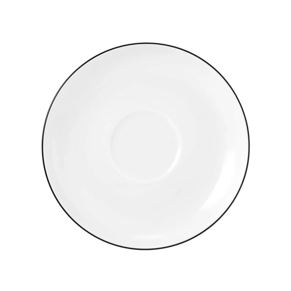 Seltmann Weiden Lido Black Line Kombi Untertasse 14,5cm