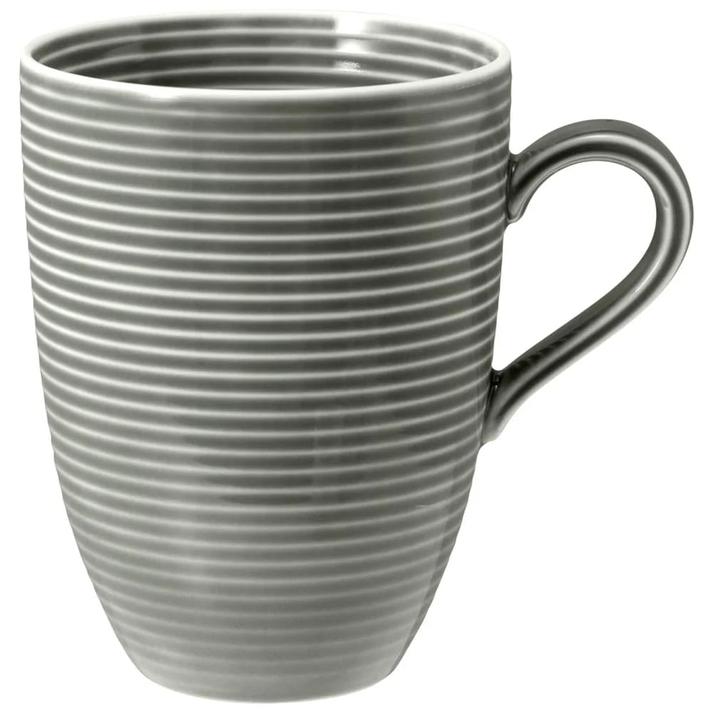 Seltmann Weiden Becher Beat Perlgrau 350 ml, Porzellan grau
