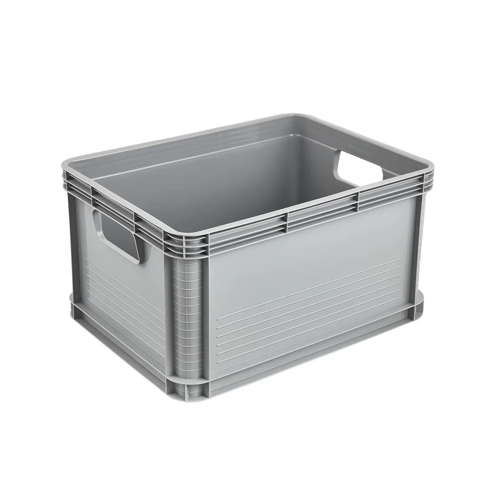 Keeeper - Aufbewahrungsbox Polypropylen 20L Nordgrau 40x30x22 cm - Kollektion Robert