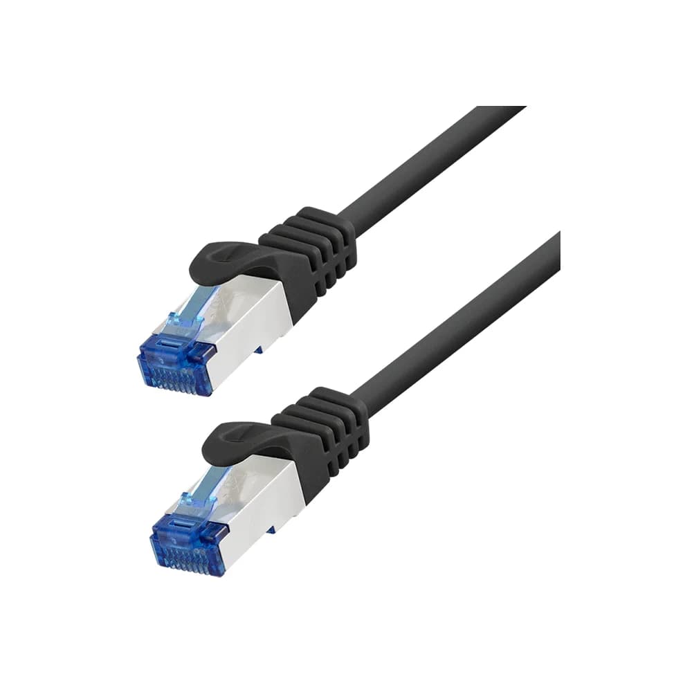 LogiLink Patchkabel PrimeLine, Cat.6A, S/FTP, schwarz, 1,5 m