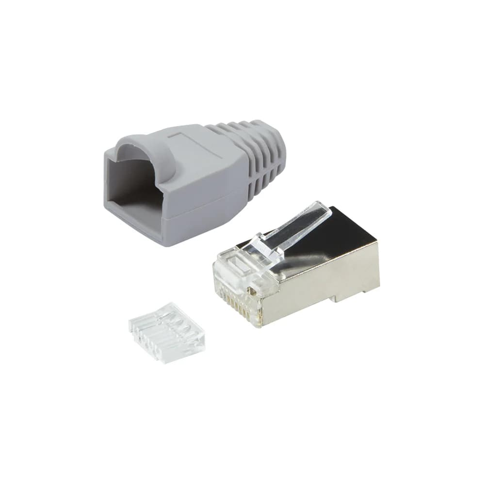 LogiLink MP0021 Drahtverbinder RJ45 Grau, Transparent