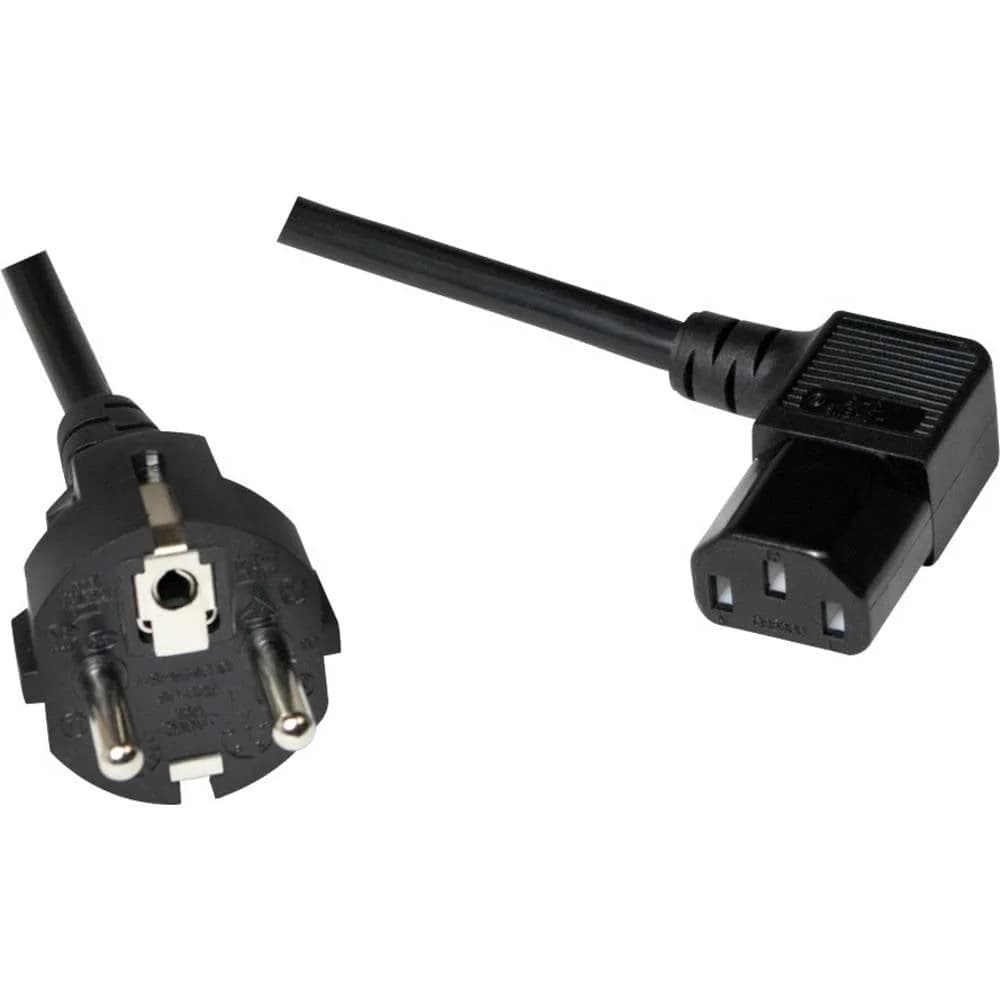 LogiLink Netzkabel Schutzkontaktstecker auf C13 2m