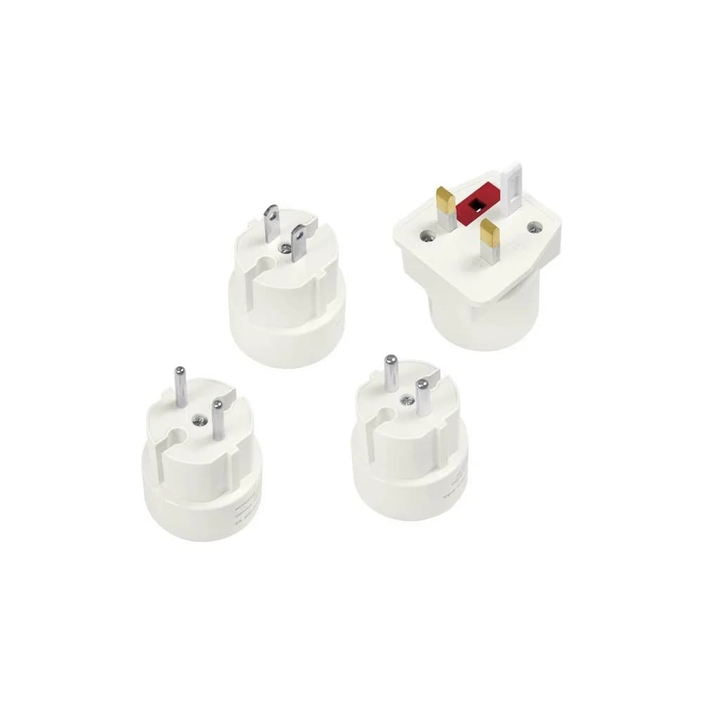LOGILINK PA0186 - Reise-Stecker-Adapter Set, 4 Stück