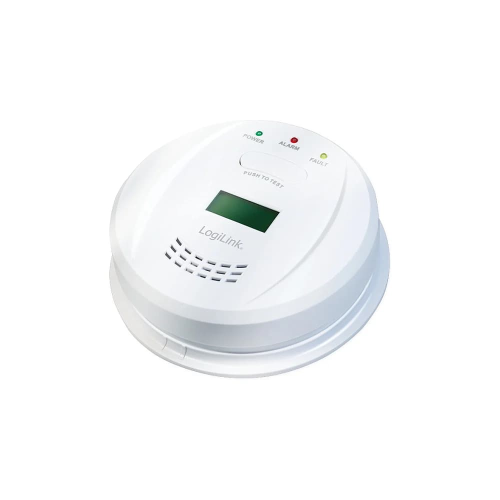 LogiLink Kohlenmonoxidmelder mit LCD SC0111 Gasmelder