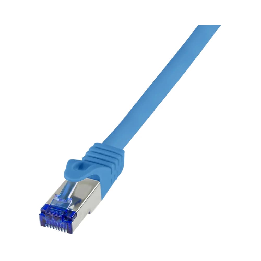 LogiLink C6A016S Netzwerkkabel Blau 0,25 m Cat6a S/FTP (S-STP)
