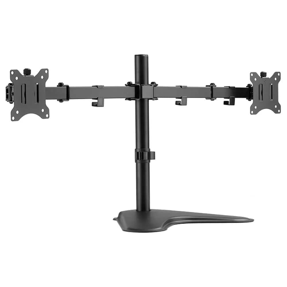 LogiLink 2-fach Monitorständer 17-32" Stahl Armlänge: je 390 mm