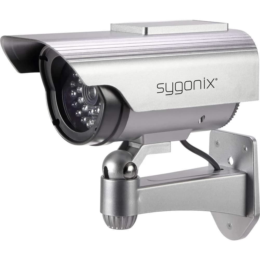 Sygonix SY-3420674 Kamera-Attrappe mit Solarmodul, mit blinkender LED