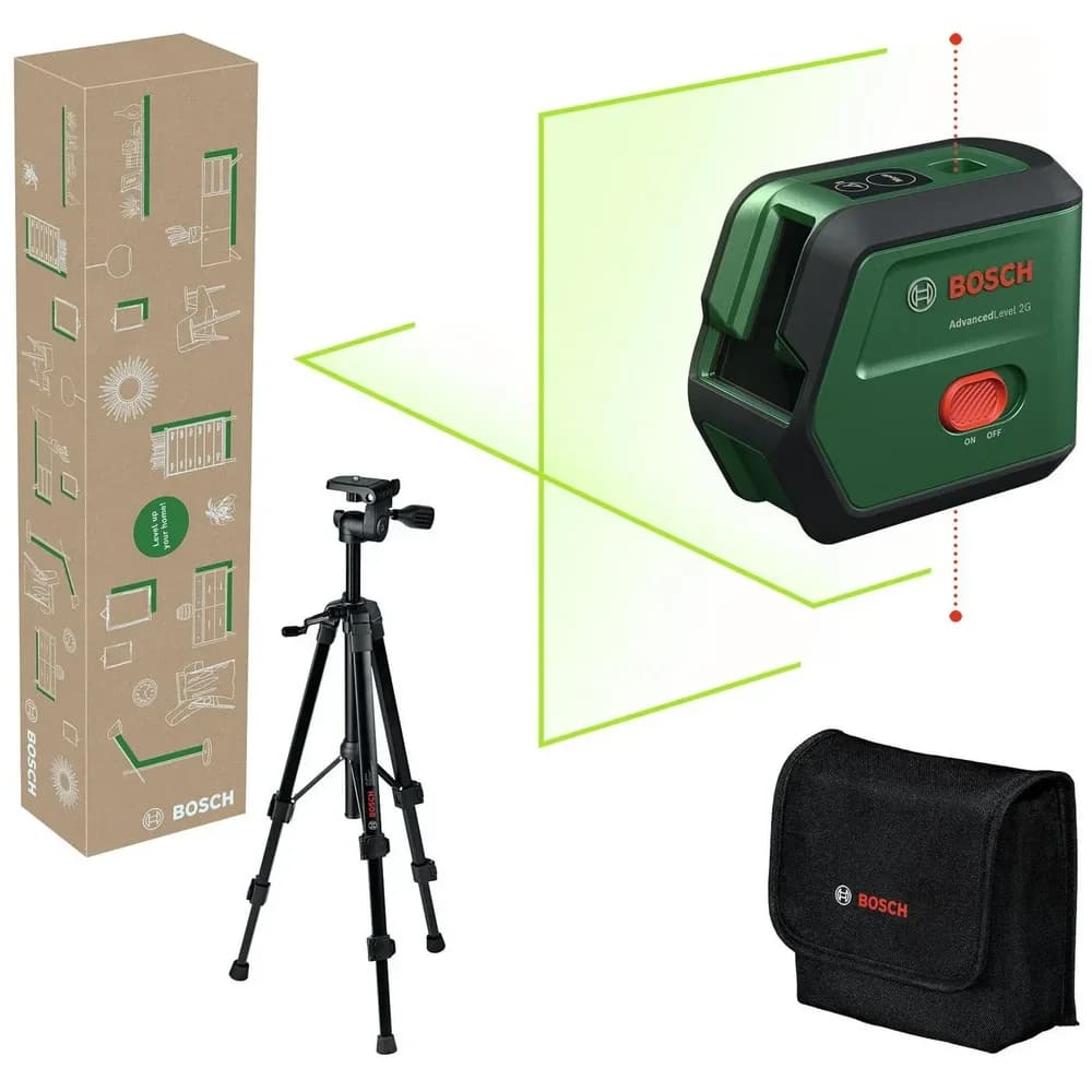 Bosch Kreuzlinien-Laser AdvancedLevel 2G Set