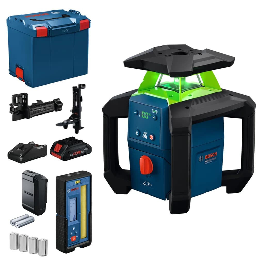 Bosch Rotationslaser GRL18V-4-34CVG 18V Akku ProCORE18V 4.0Ah in L-BOXX