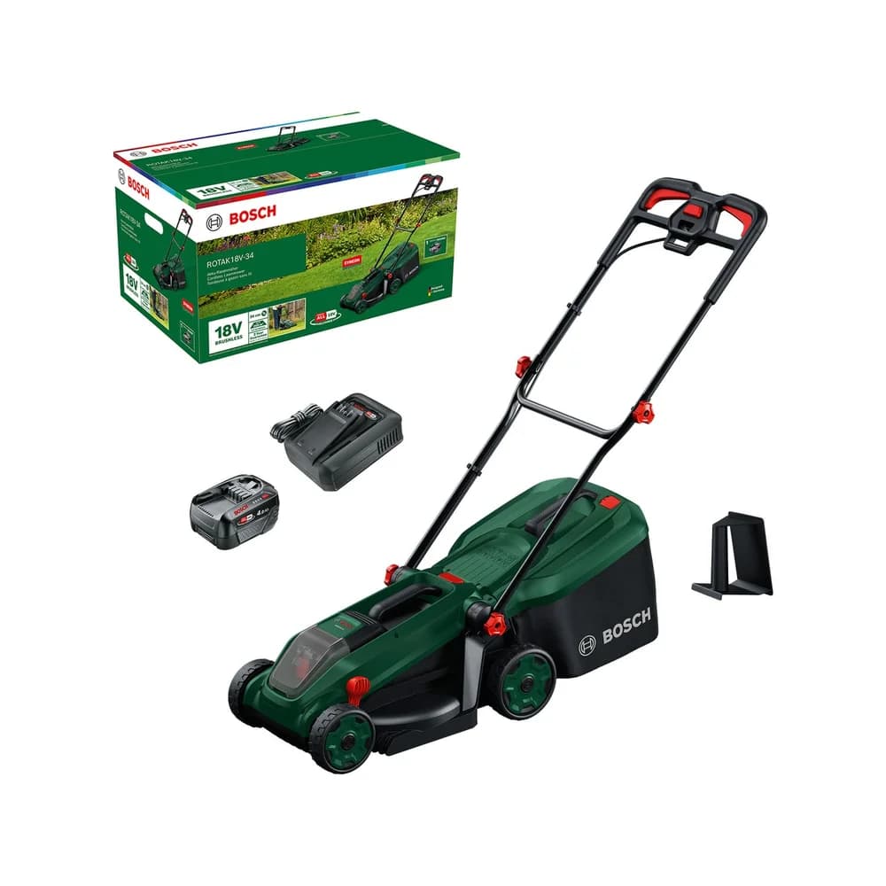 Bosch  Rotak 18V-34 Set Akku-Rasenmäher