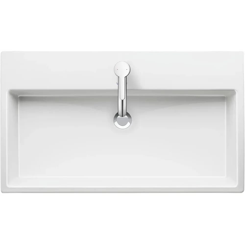 Duravit Vero Air Waschtisch 2350800060 weiss, 80x47cm, ohne Hahnloch, mit Überlauf