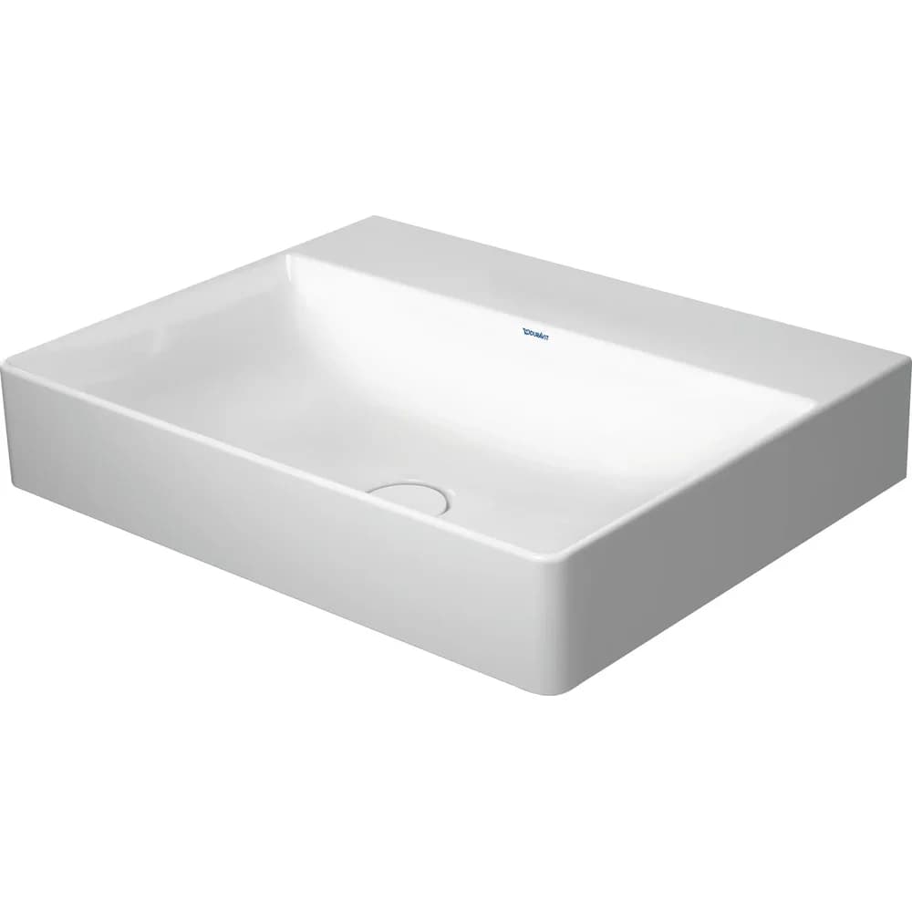 Duravit DuraSquare Waschtisch 2353600079 weiß, 60x47cm, ohne Hahnloch, geschliffen