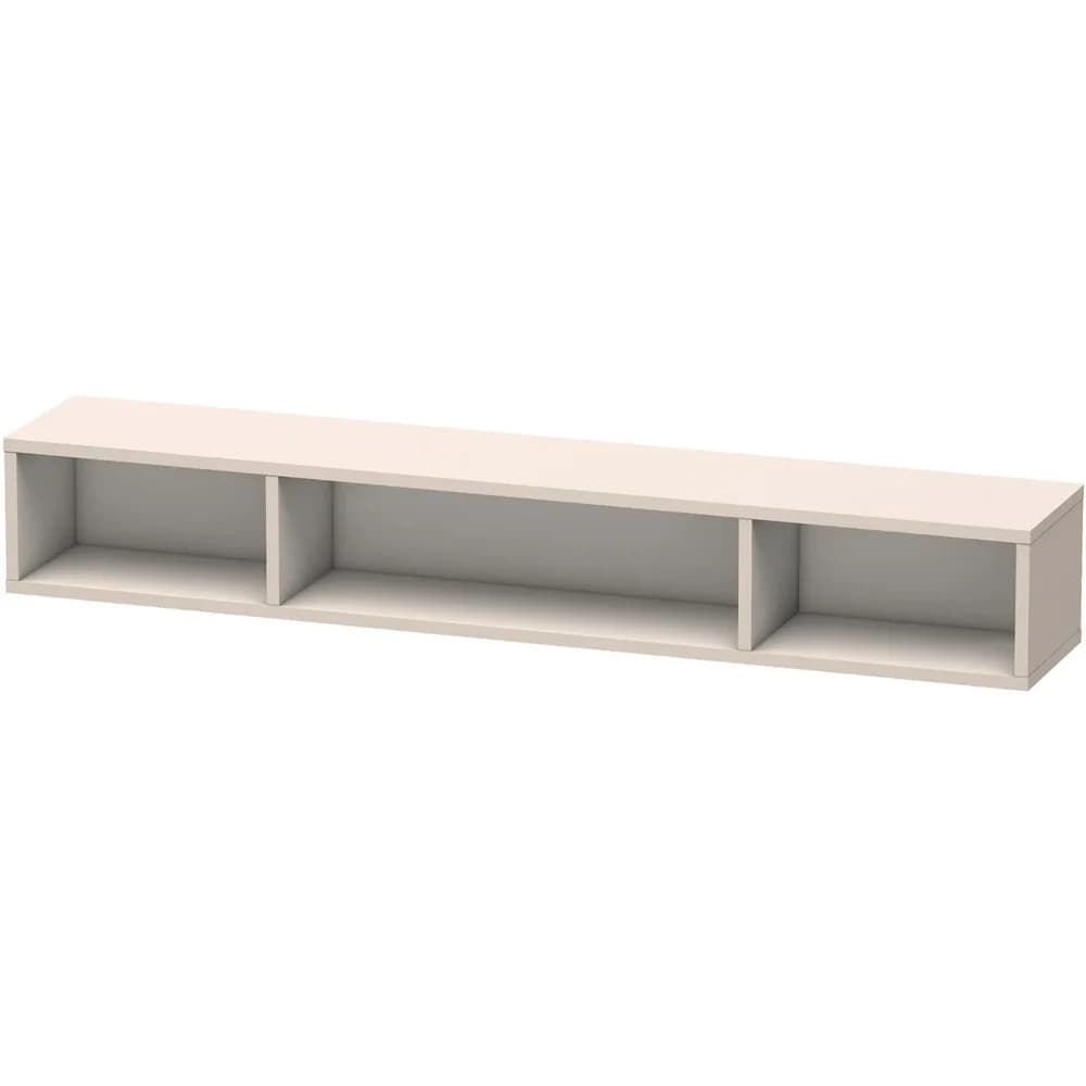 Duravit Regalelement L-Cube 80x14cm, Tau matt, 3 Fächer, horizontal