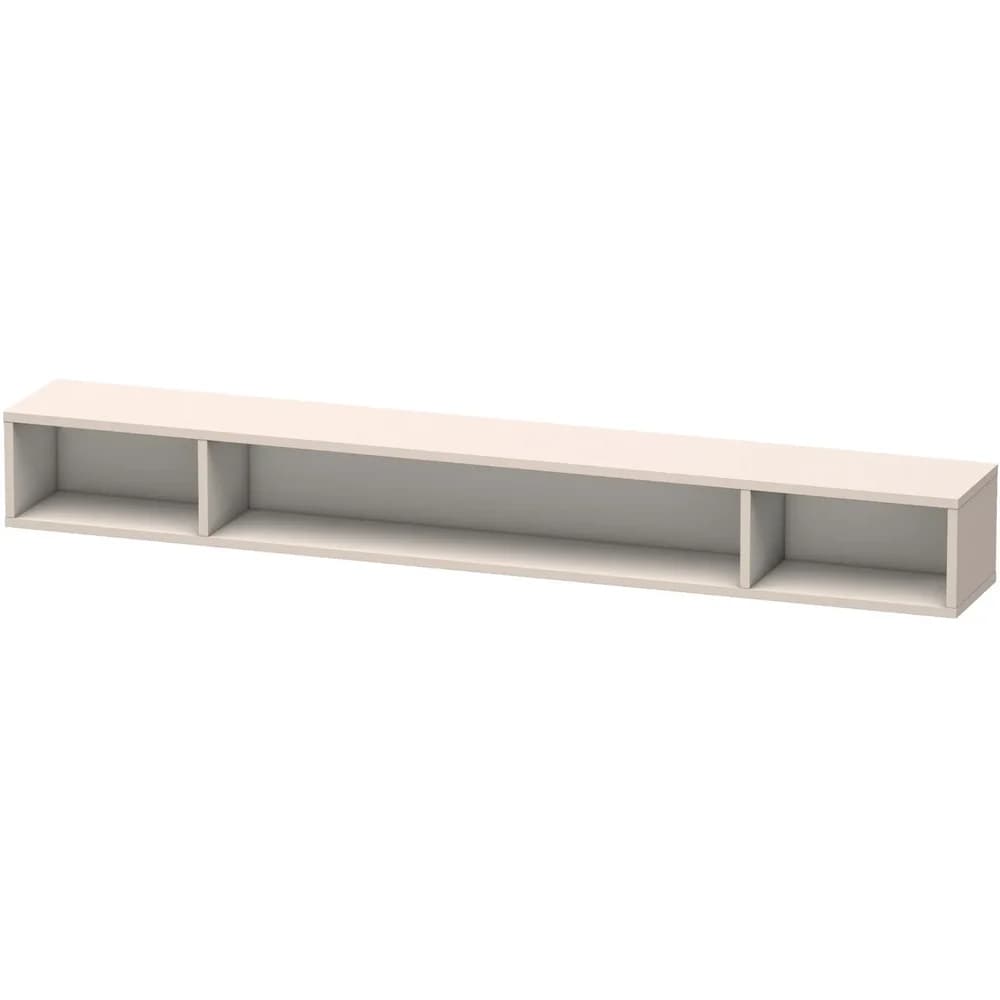 Duravit Regalelement L-Cube 100x14cm, Tau matt, 3 Fächer, horizontal