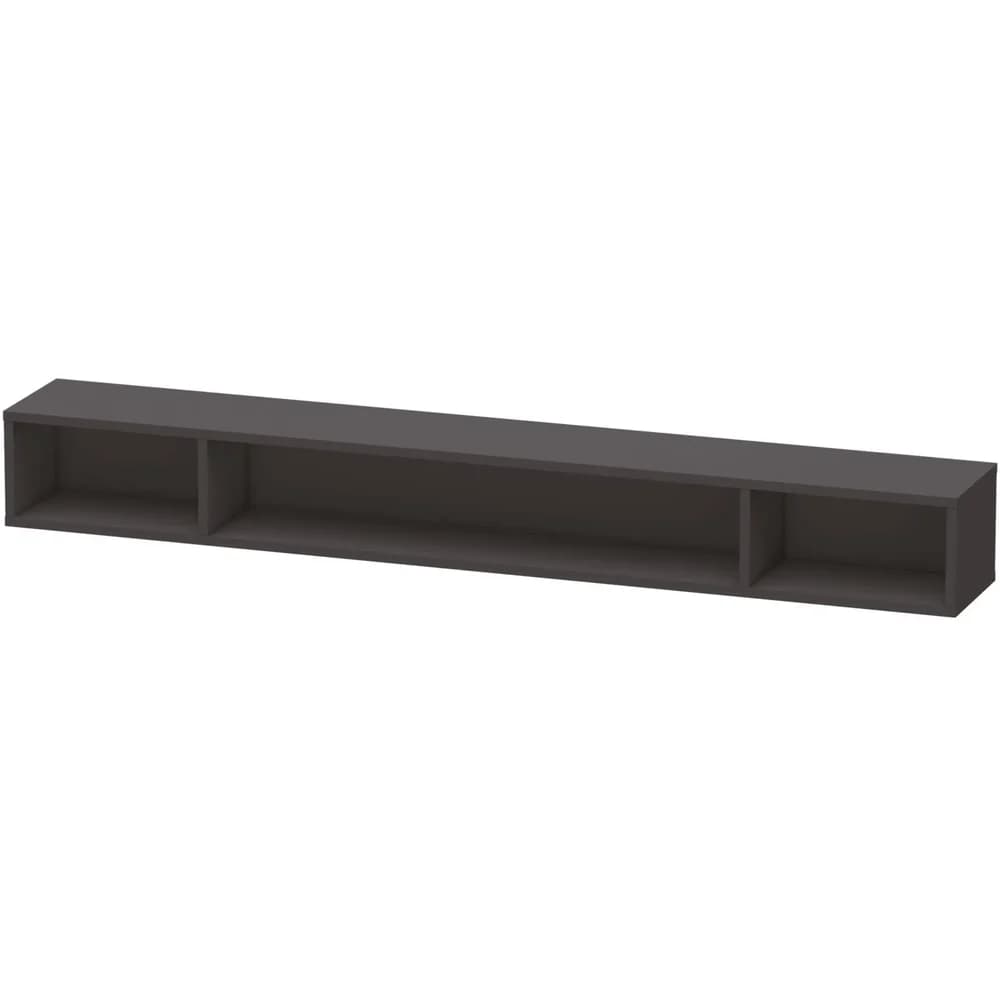 Duravit Regalelement L-Cube 100x14cm, graph matt, 3 Fäch., hor
