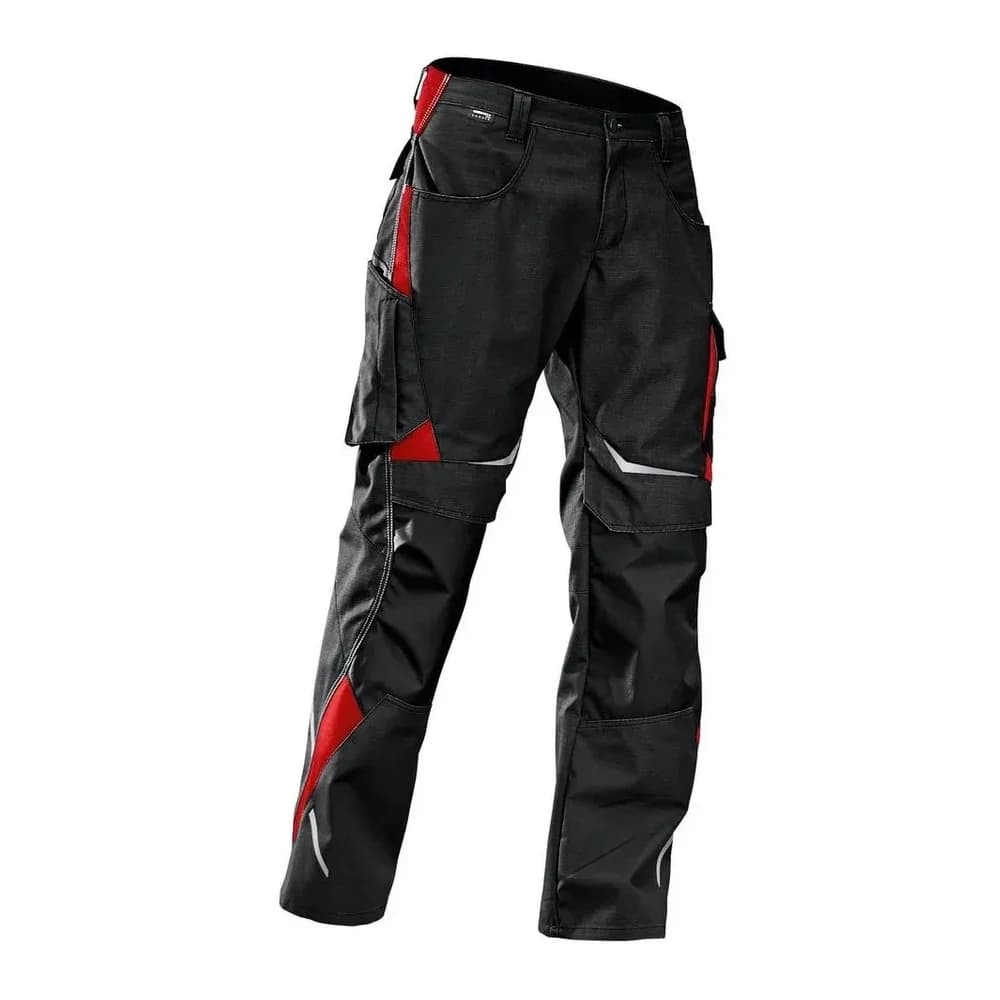 Kübler Pulsschlag Hose 2324 schwarz/mittelrot Größe 52