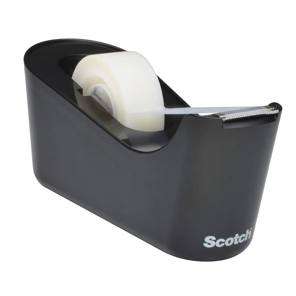 Scotch Tischabroller »C18« mit Klebefilm »Magic Tape« schwarz