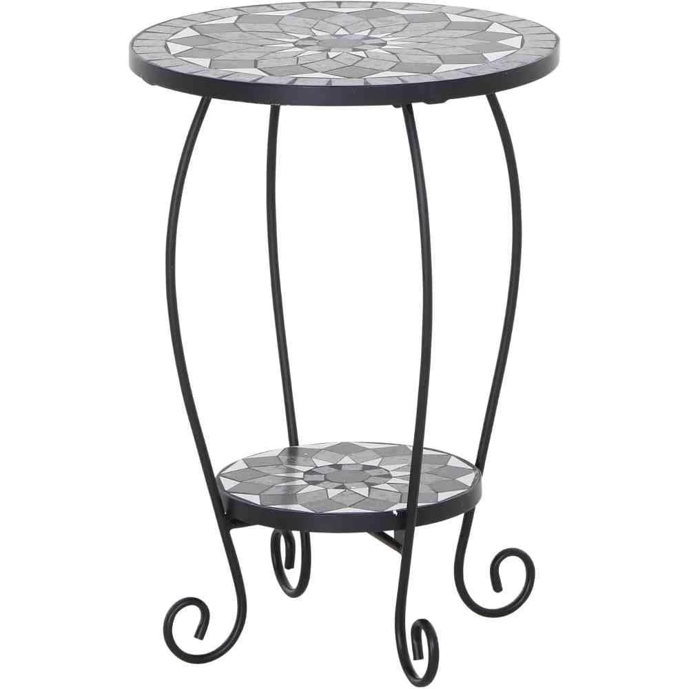 Siena Garden Blumenständer Como , mehrfarbig , Stahl , Maße (cm): B: 41 H: 59