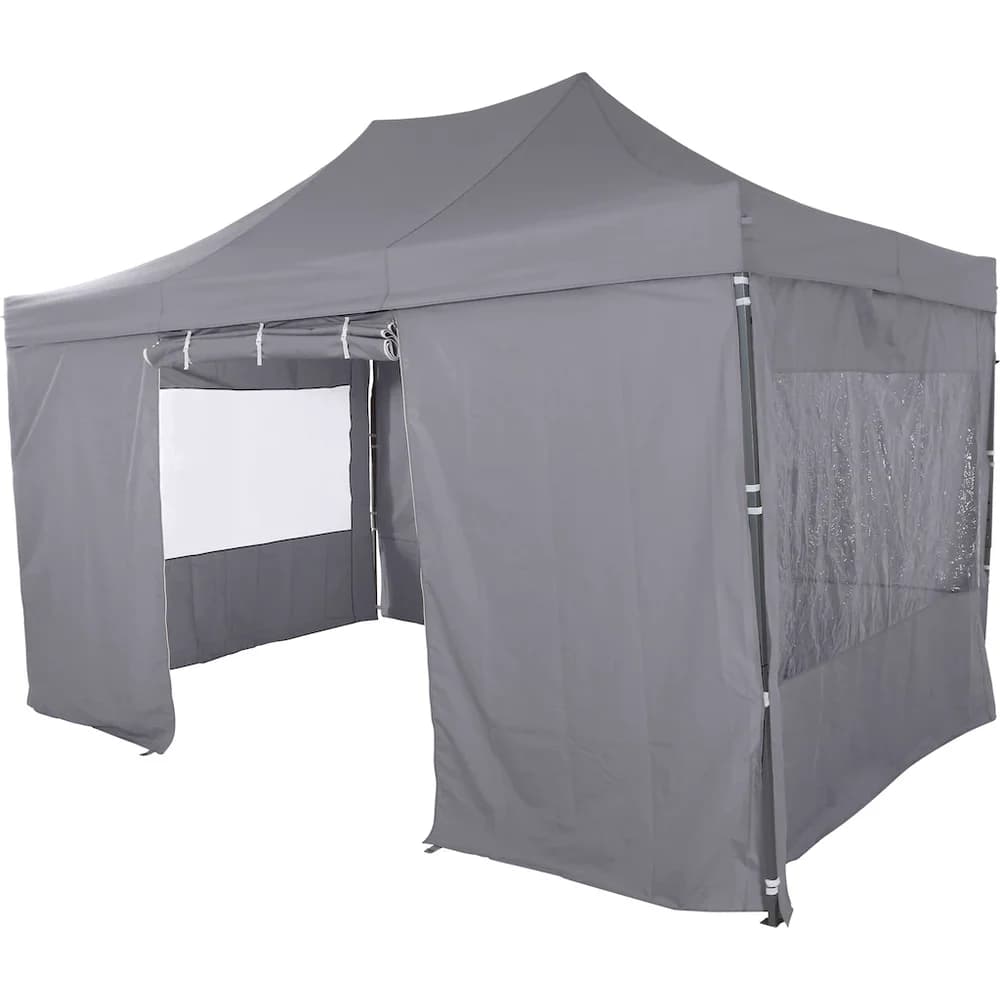 Siena Garden Faltpavillon Allrounder , grau , Maße (cm): B: 450 H: 325