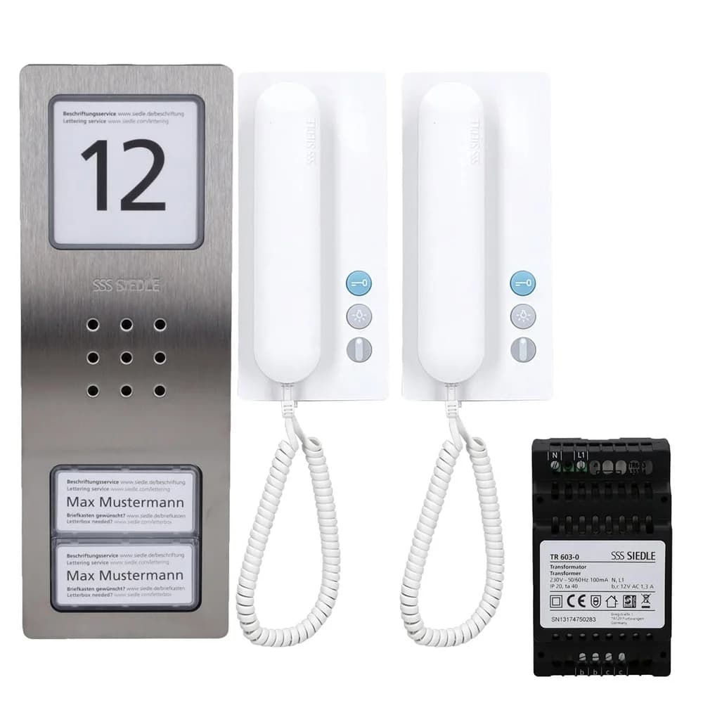 Siedle&Söhne Audio-Set SET CA 812-2 E/W