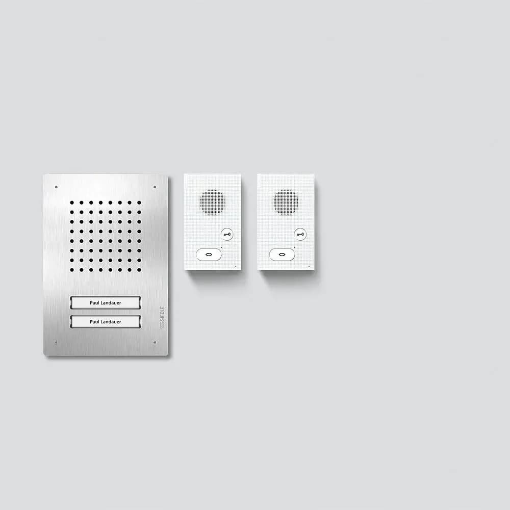 Siedle Audio-Set Classic CLAB 850-2 Edelstahl/Weiß Set